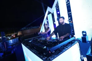 Abu Dhabi Event playing dj